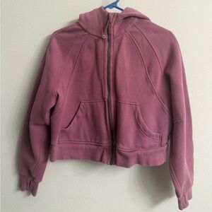 Lululemon Athletica Mauve Scuba Hoodie Full Zip